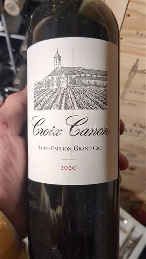 Bordeaux Saint-Émilion Grand Cru Grand Cru Croix Canon 2020