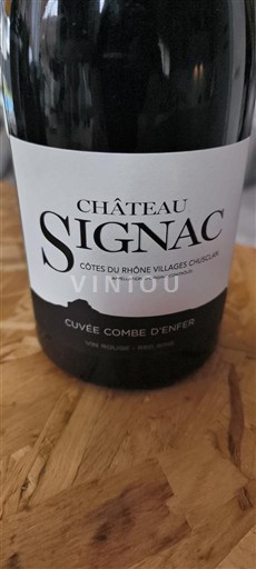 Thung lũng Rhône Không được chỉ định Château Signac Combe d'Enfer Không niên vụ