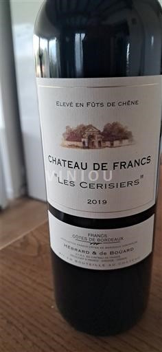 Bordeaux Francs-Côtes-de-Bordeaux Château Francs Les Cerisiers 2019