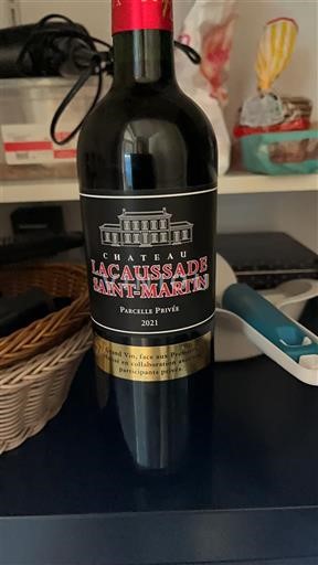 Burdeos Blaye-Côtes de Burdeos Château Lacaussade Saint-Martin Parcelle Privée 2021