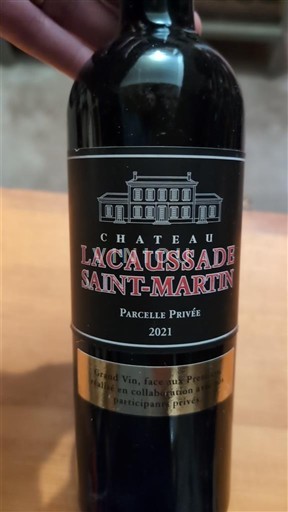 Burdeos Blaye-Côtes de Burdeos Château Lacaussade Saint-Martin Parcelle Privée 2021