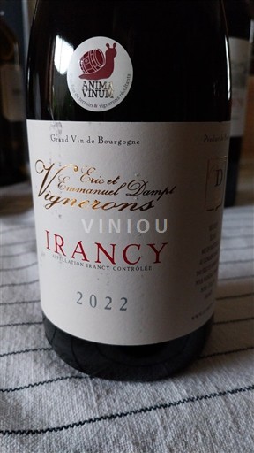 Borgonha Irancy Eric et Emmanuel Dampt 2022