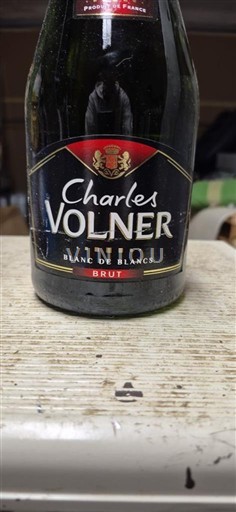 Vin Effervescent Blanc brut Blanc de Blancs Charles Volner Non millésimé France Vallée de la Loire AOC blanc_de_blancs