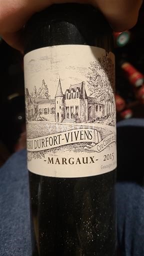 Burdeos Margaux Grand Cru Durfort-Vivens 2015
