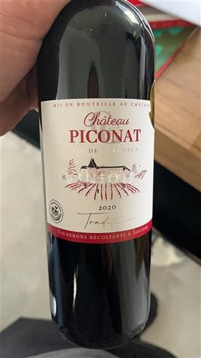 Burdeos Bordeaux Château Piconat 2020
