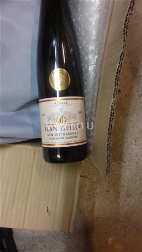 Alsace Vendanges Tardives Jean Geiler 2017