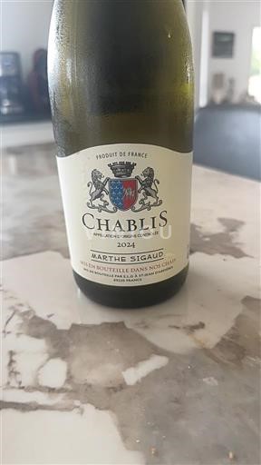 Bourgondië Chablis Marthe Sigaud 2021