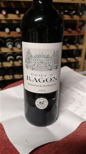 Bordeaux Bordeaux superiore Château Ragon 2020