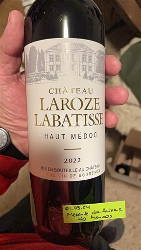 Bordeaux Haut-Médoc Château Larozé Labatisse 2022