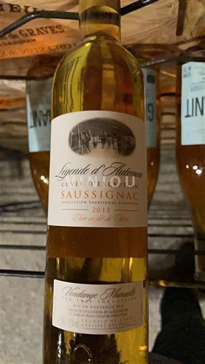 Sydväst Saussignac Légende Automne d'Exception 2018