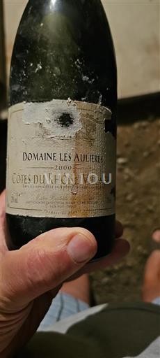 Rhônen laakso Côtes-du-rhône-villages Domaine Les Aulières 2000