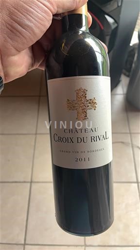 Bordeaux Montagne-saint-émilion Château Croix du Rival 2011