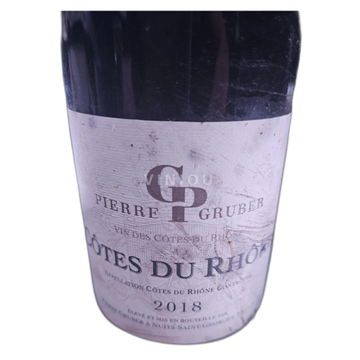 Valle del Ródano Côtes del Ródano Pierre Gruber 2018