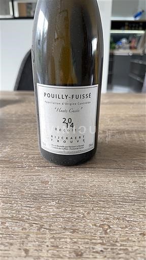 Burgundsko Pouilly-fuissé Rijckaert Troupe Haute 2014