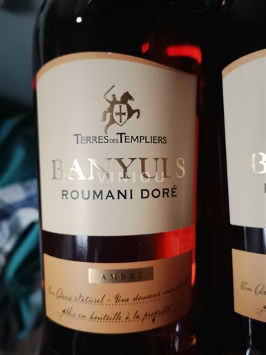 Roussillon Banyuls Terres des Templiers Roumani Doré Nemilésimat