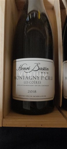 Burgundi Määrittelemätön Premier Cru Henri Bastin Les Corées 2018