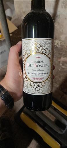 Bordeaux Montagne-saint-émilion Château Haut Bonneau 2020