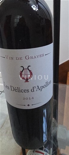 Bordeaux Graves Les Délices Apollon 2014