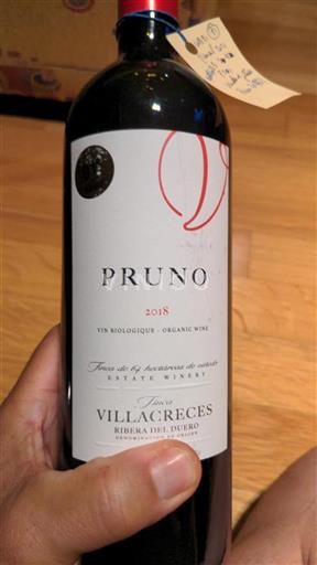 Castille và León Ribera del Duero Finca Villacreces Pruno 2018