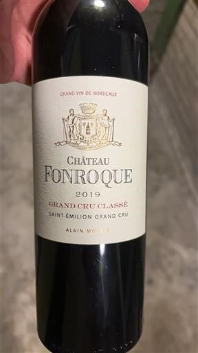 Bordeaux Saint-Émilion Grand Cru Grand Cru Classé Château Fonroque 2019