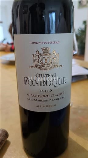 Burdeos Saint-Émilion Gran Cru Grand Cru Classé Château Fonroque 2019