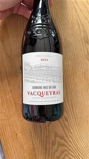 Rona dolina Vacqueyras Domaine Mas du Sud 2024