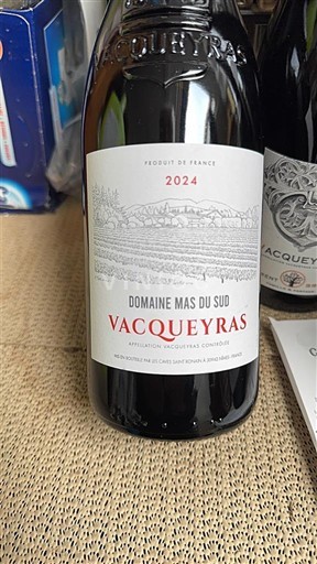 Thung lũng Rhône Vacqueyras Domaine Mas du Sud 2024