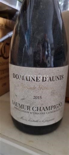 Thung lũng sông Loire Saumur-champigny Domaine Aunis Grande Réserve 2015
