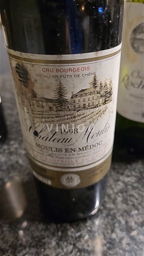 Bordeaux Moulis-en-Médoc Château Moulis 1998