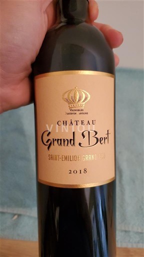 Bordeaux Saint-Émilion Grand Cru Grand Cru Château Grand Bert 2018