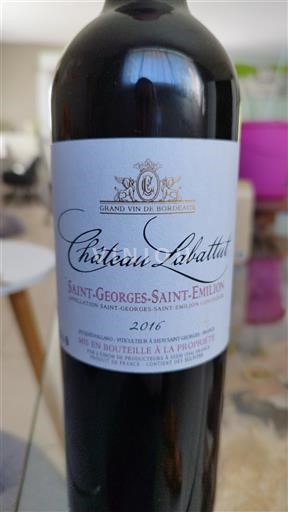 Bordeaux Saint-Georges-Saint-Émilion Château Labattut 2016