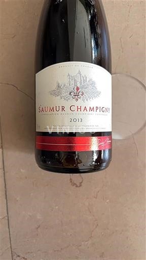 Loiredalen Saumur-champigny Groupement des producteurs du saumurois 2013