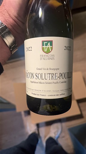Borgogna Mâcon-Solutré-Pouilly François Allaines 2022