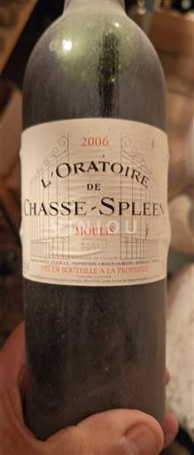 Bordeaux Moulis-en-Médoc Chasse-Spleen L'Oratoire de Chasse-Spleen 2006