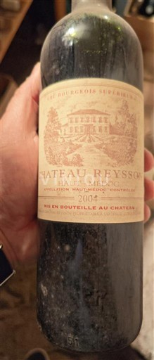 Bordeaux Haut-Médoc Cru Bourgeois Supérieur Château Reysson 2004
