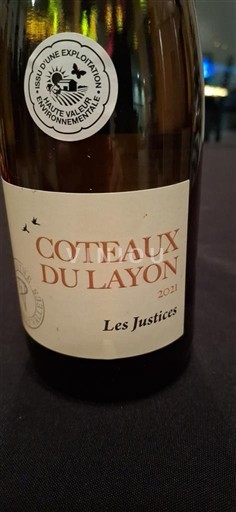 Loirevallei Coteaux du Layon Les Justices 2021
