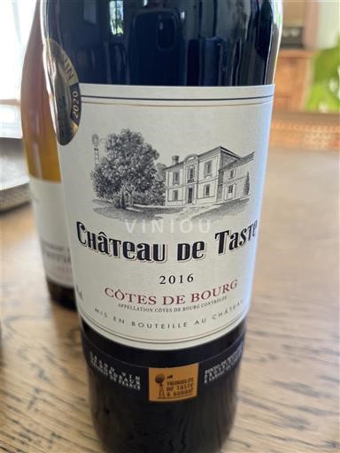 Bordeaux Côtes de Bourg Château Taste 2016