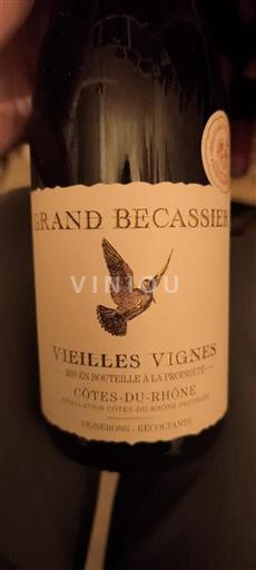 Valle del Ródano Côtes del Ródano Grand Becassier Vieilles Vignes 2020