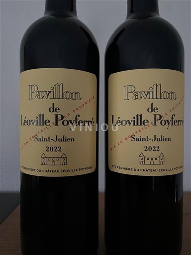 Burdeos Saint-Julien Château Léoville Poyferré Pavillon de Léoville Poyferré 2022