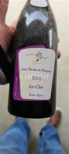 Valle della Loira Saint-Nicolas-De-Bourgueil Domaine Damien Bruneau Les Clos Vieilles Vignes 2016