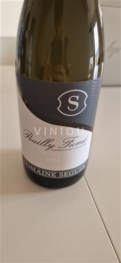 Vallée de la Loire Pouilly-fumé Domaine Seguin 2024