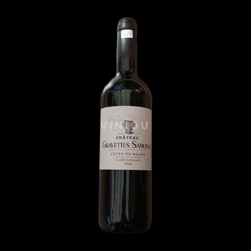 Bordeaux Côtes de Bourg Cave De La Balme Chateau Gravettes-Samonac - Elégance 2022