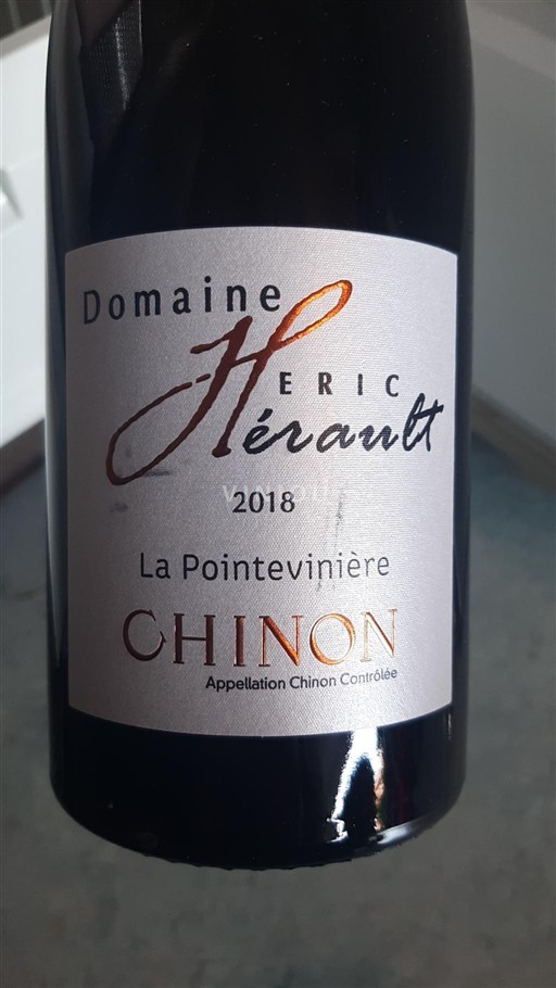 Thung lũng sông Loire Chinon Eric Hérault La Pointevinière 2018