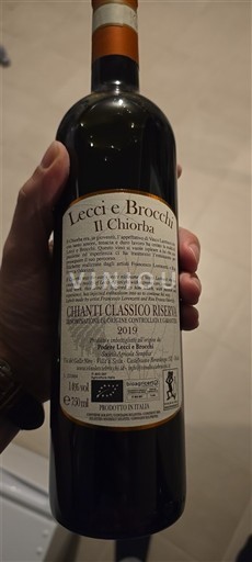 Toscana Chianti Classico Lecci e Brocchi Il Chiorba 2019