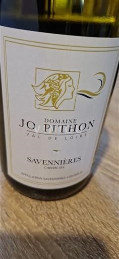 Vin Blanc sec Domaine Jo Pithon 2024 France Vallée de la Loire Savennières AOC