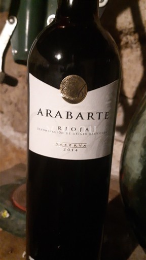 La Rioja rioja Arabarte Reserva 2014