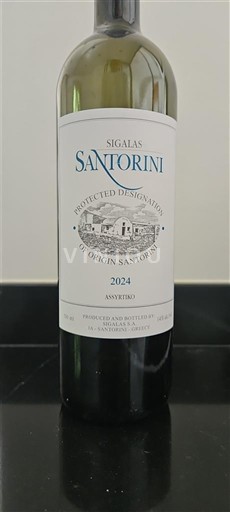 Các đảo Aegean Santorini Sigalas Assyrtiko 2024