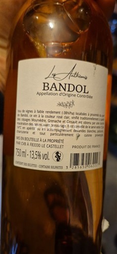 Provansa Bandol Les Anthémis 2020