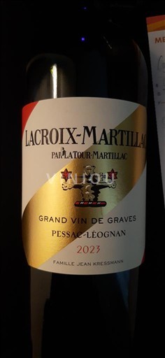 Bordeaux Pessac-Léognan Lacroix-Martillac 2023
