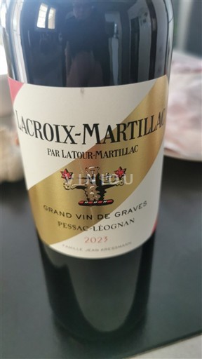 Bordeaux Pessac-Léognan Lacroix-Martillac 2023